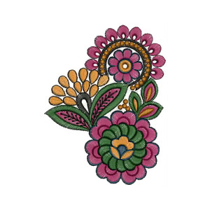 Patch Embroidery Design 13078