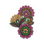 Patch Embroidery Design 13078
