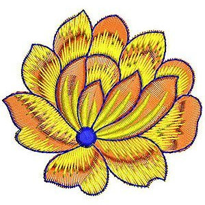 Flora Cute Embroidery Design