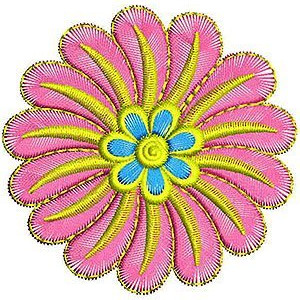 Small Flower Applique Embroidey design