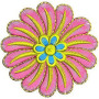 Small Flower Applique Embroidey design