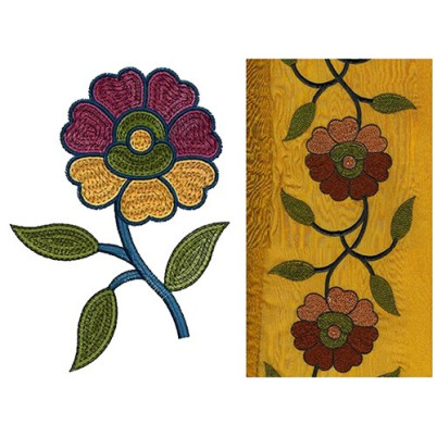 Patch Embroidery Design 13235