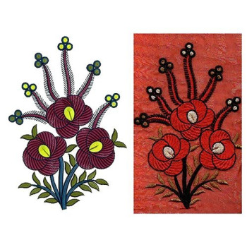 Patch Embroidery Design 13236