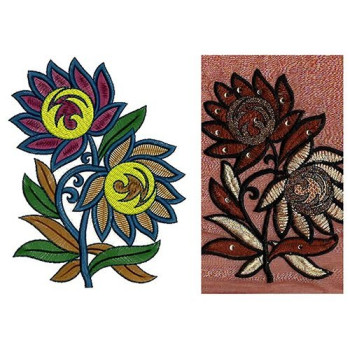 Patch Embroidery Design 13237