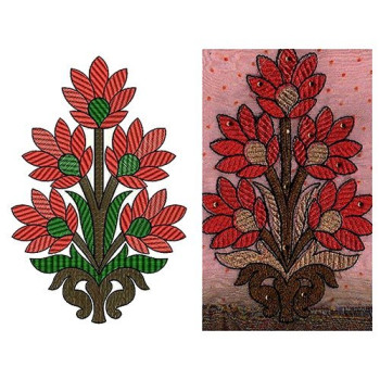 Patch Embroidery Design 13238