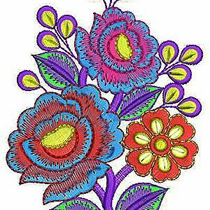 Machine Embroidery Design | Fashion Flower