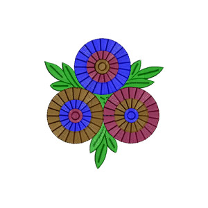 Patch Embroidery Design 13264