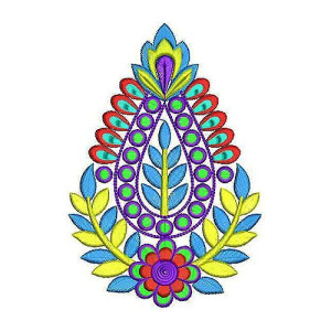 Trendy Embroidery Applique Design 1332