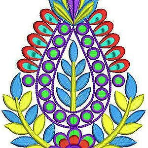 Trendy Embroidery Applique Design 1332
