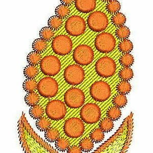 Leaf Tree Embroidery Pattern1337