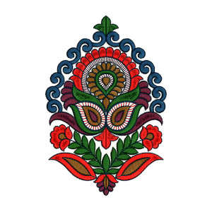 Stylish Patch Embroidery Design 13397