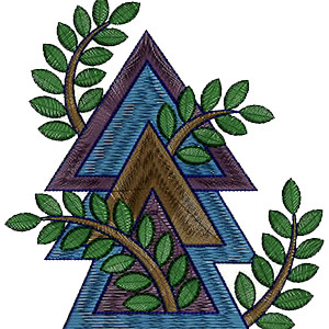 Trendy Embroidery Patch Design 13410