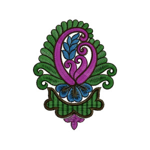 Suit Embroidery Design 13446