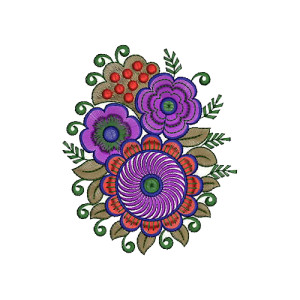 Panjabi Patch Pattern 13505