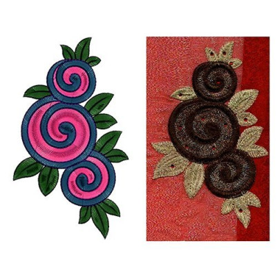 Beautiful Butta Machine Embroidery 13522