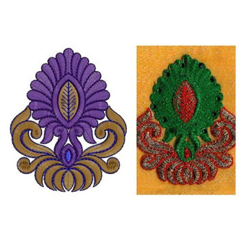 Brilliant Suit Embroidery Design 13542