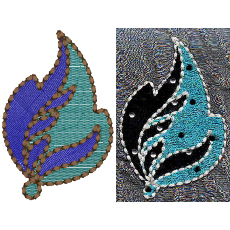 Flat Embroidery 13549