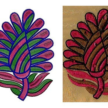 Embroidery Simple Design 13550