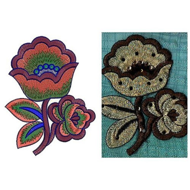 Punjabi Suit Embroidery 13568