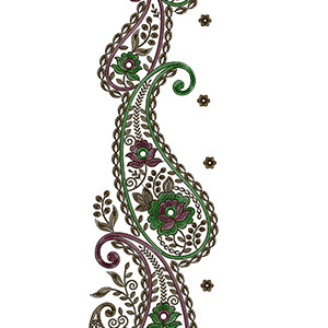 Wall Art Embroidery Design 13620