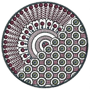 Wall Art Embroidery Design 13625