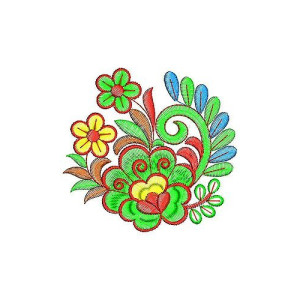 Pashmina Designer Style Embroidery Design 1365