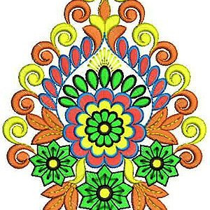 Impressive Embroidery Applique Design 1367