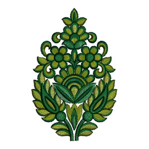 Natural Looking Computer Embroidery Design For Patch Work 14188