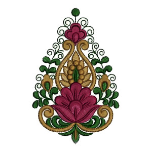 Indian Stylish Embroidery Patch Design 14189