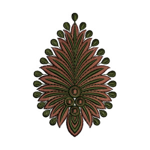 Beautiful Indian Embroidery Patch Work Design 14212