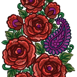 Embroidery Flower Design 14217