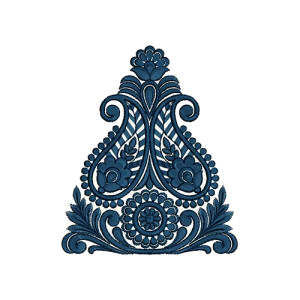 Embroidery Design Patch Paisley