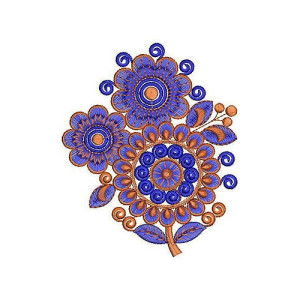 Beautiful Embroidery Applique Design 1434