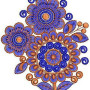 Beautiful Embroidery Applique Design 1434