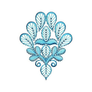 Dress Patch Embroidery Design 14551