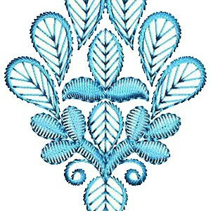 Dress Patch Embroidery Design 14551