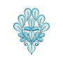 Dress Patch Embroidery Design 14551
