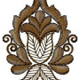 Ouargla Dress Embroidery Patch Design 14553