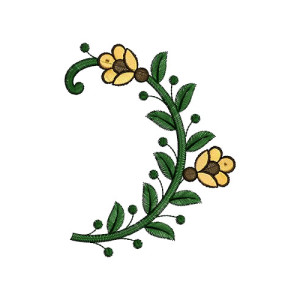 Indian Stylish Embroidery Patch Design 14558