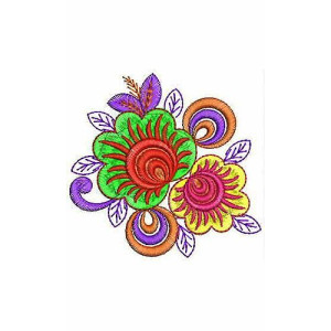 Sleeveless Tie Up Dress | Applique Embroidery Design