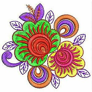 Sleeveless Tie Up Dress | Applique Embroidery Design