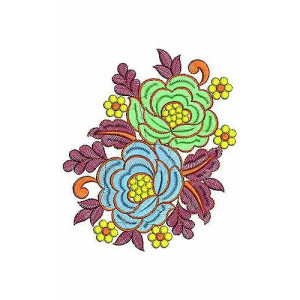 Red Rose Floral Boutique Embroidery Design