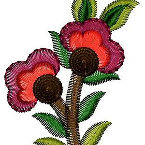 Dress Patch Embroidery Design 14690