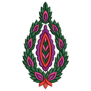 Wedding Fashionable Embroidery Design For Patch 14735