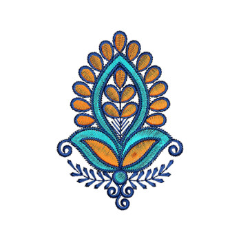 Fancy Patch Embroidery Design 14813