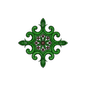 Blouse Back/Front Patches Embroidery 15176