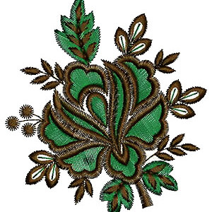 Saree Palaav Patch Embroidery Design 15190