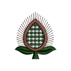 Unique Machine Embroidery Patch Design 15193