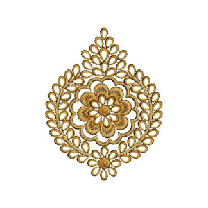 Boutique Designer Patch Embroidery Design 15200