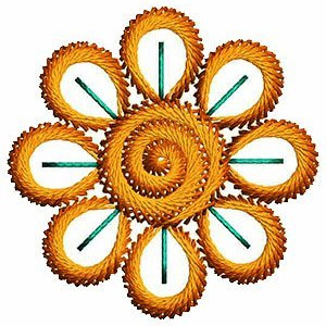 Indo-Western Type Embroidery Patch work Design 15202